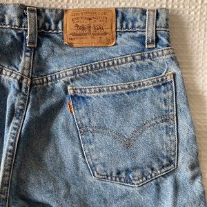 Levi 562 Loose Fit Student Jeans W30 L32 Orange Tag